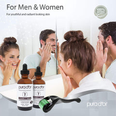 PURA D'OR serum dropper with hyaluronic acid for hydration