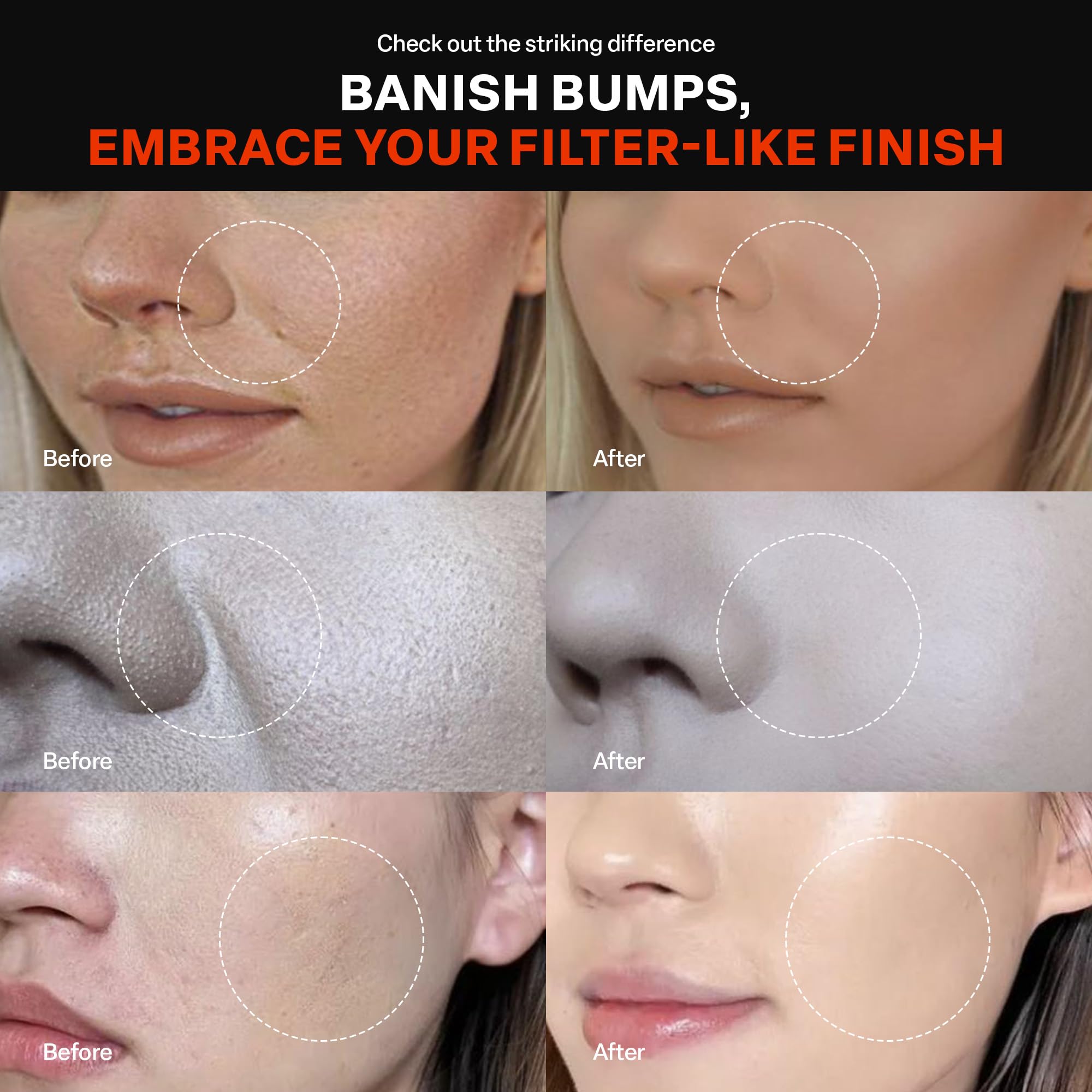 Purcell glass-skin finish with dewy radiance and softer-looking pores