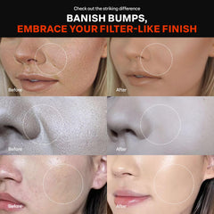 Purcell glass-skin finish with dewy radiance and softer-looking pores