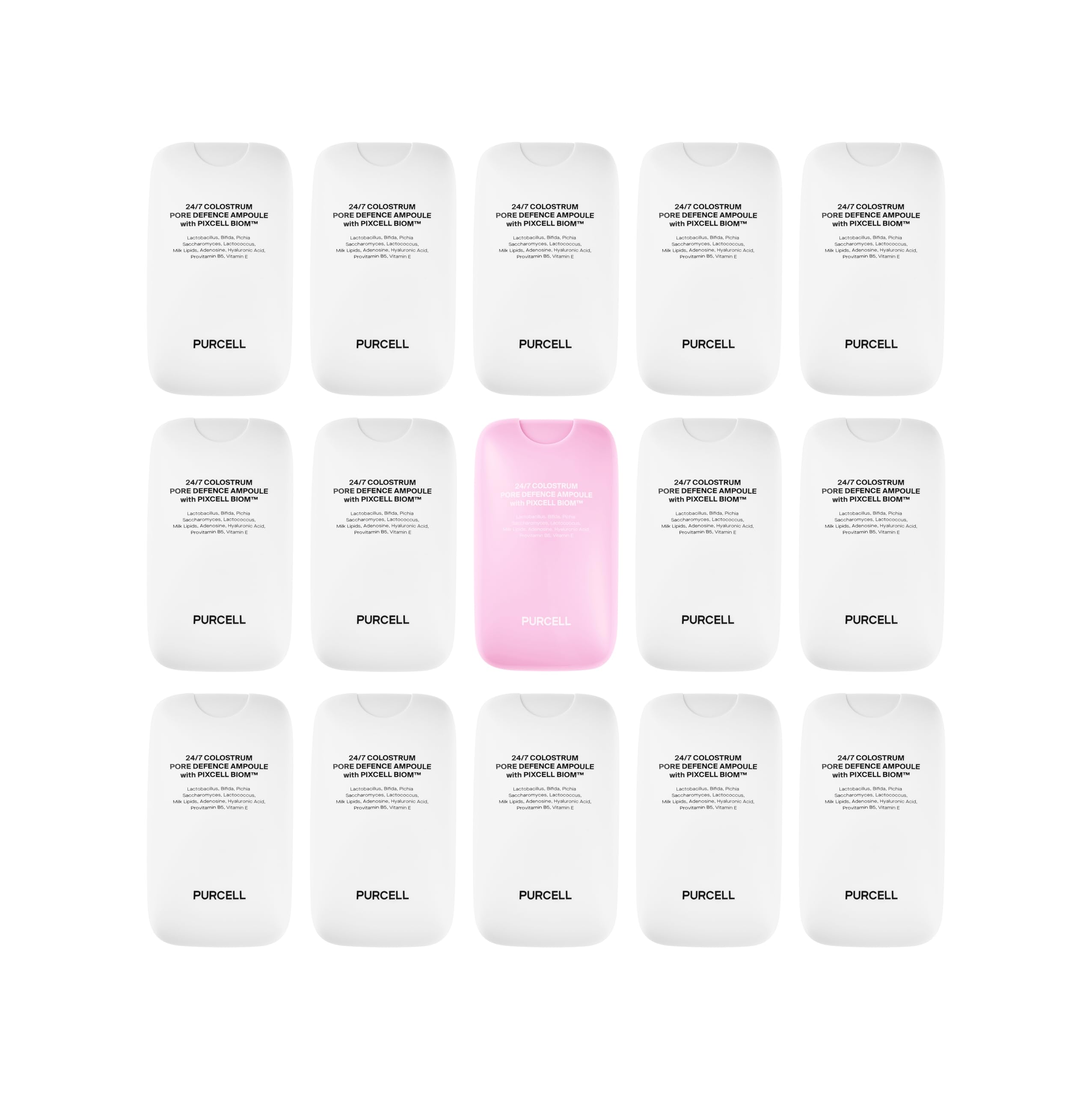 PURCELL 24/7 Colostrum Ampoule Mist pink bottle ideal for 24/7 use on skin