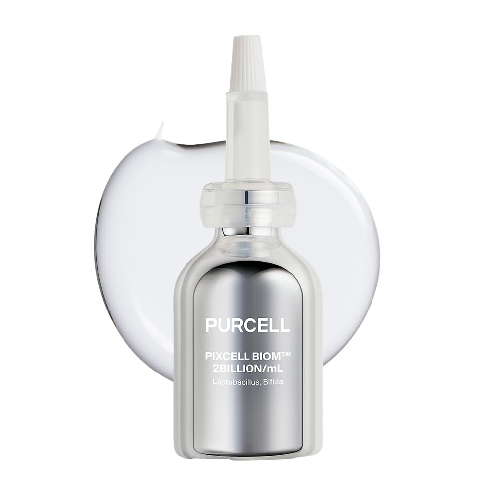 PURCELL Pixcell Biom bottle pour shows easy daily application for balanced skin