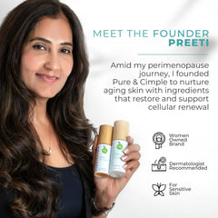 Pure & Cimple superRenew lightweight oil absorbs quickly