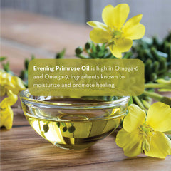 Pure Body Naturals Evening Primrose Oil massaged into scalp for conditioning