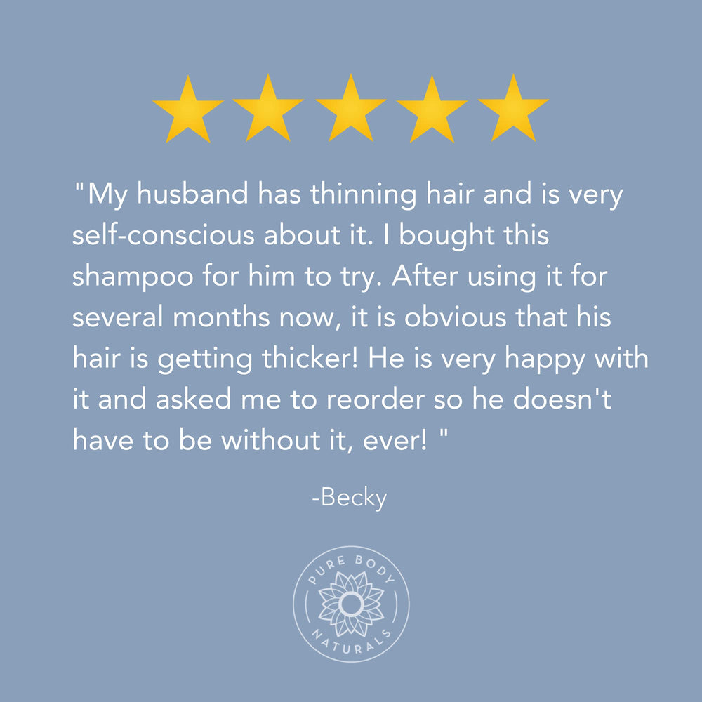Pure Body Naturals Hair Loss Shampoo ingredients highlight niacin and biotin benefits