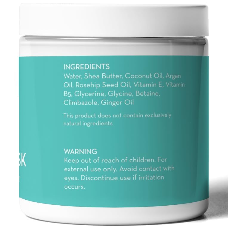 Pure Body Naturals hair mask smooth-hair after-use results.
