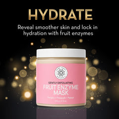 Pure Body Naturals user applying face mask during a self-care routine for glow.