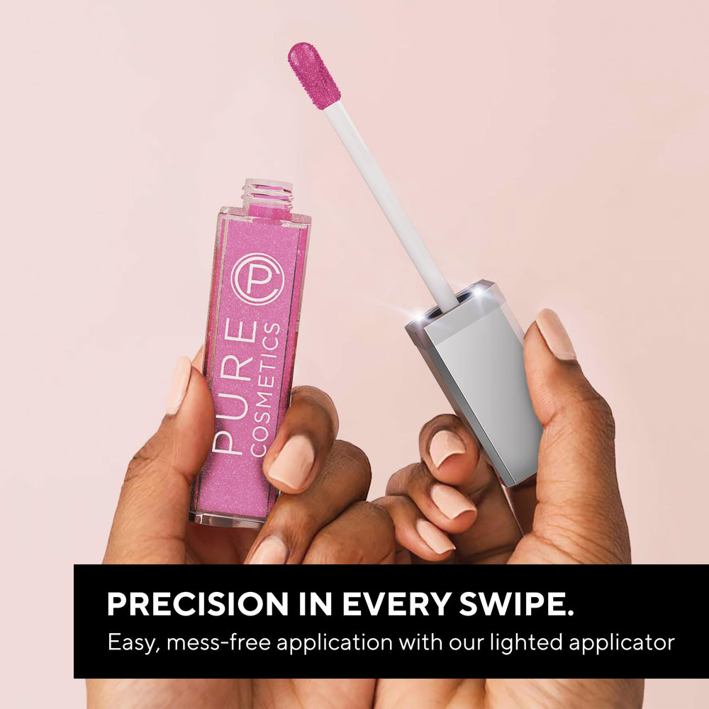 LED applicator on Pure Illumination gloss provides precise application.