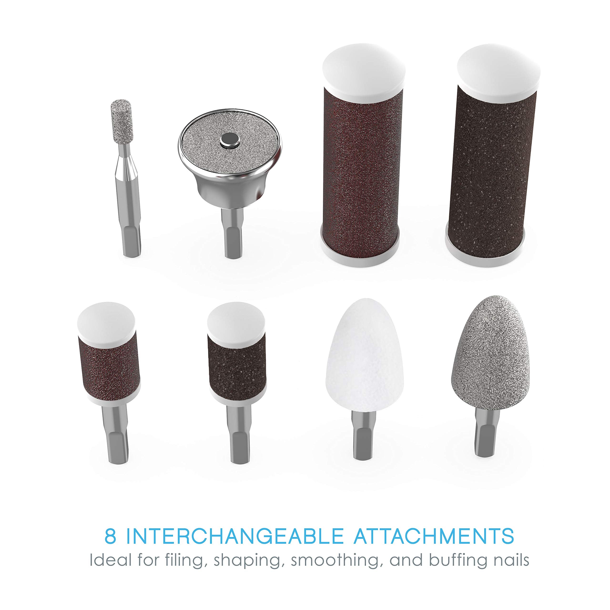 Ergonomic grip of PurePedi Deluxe for comfortable handling