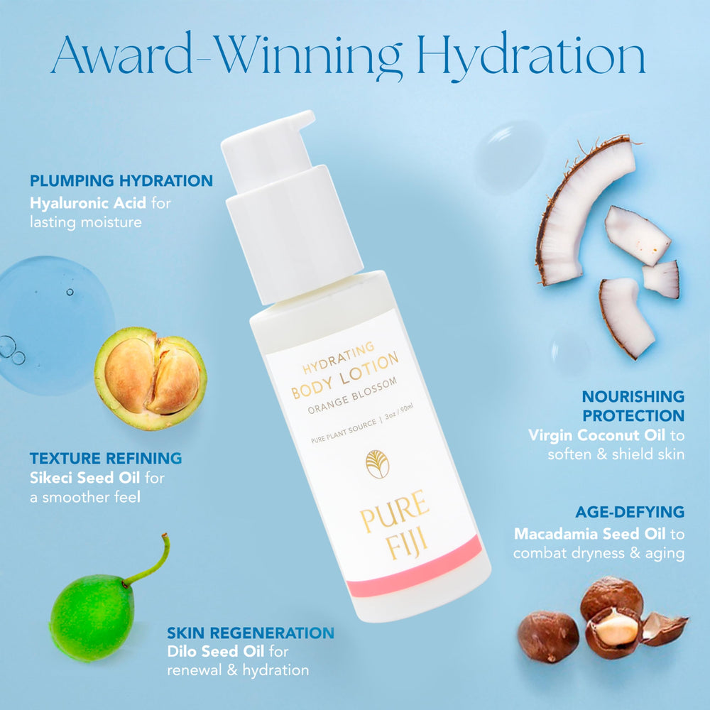 PURE FIJI Hydrating Body Lotion spa-like ritual after shower