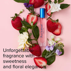 Pure Instinct Fallen lifestyle shot of a woman enjoying the scent