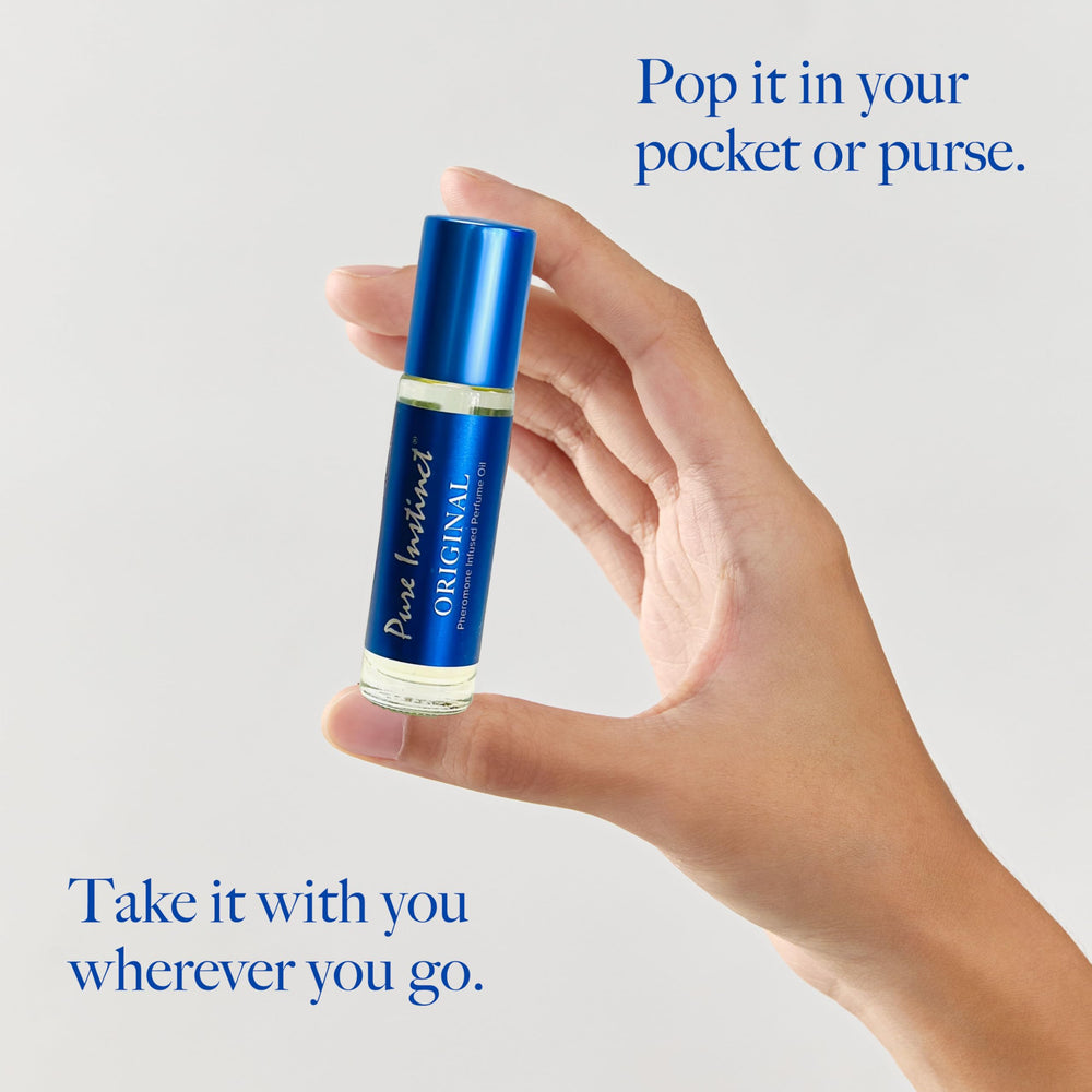 Pure Instinct Roll-On Italian-origin formula reference underscores premium heritage.