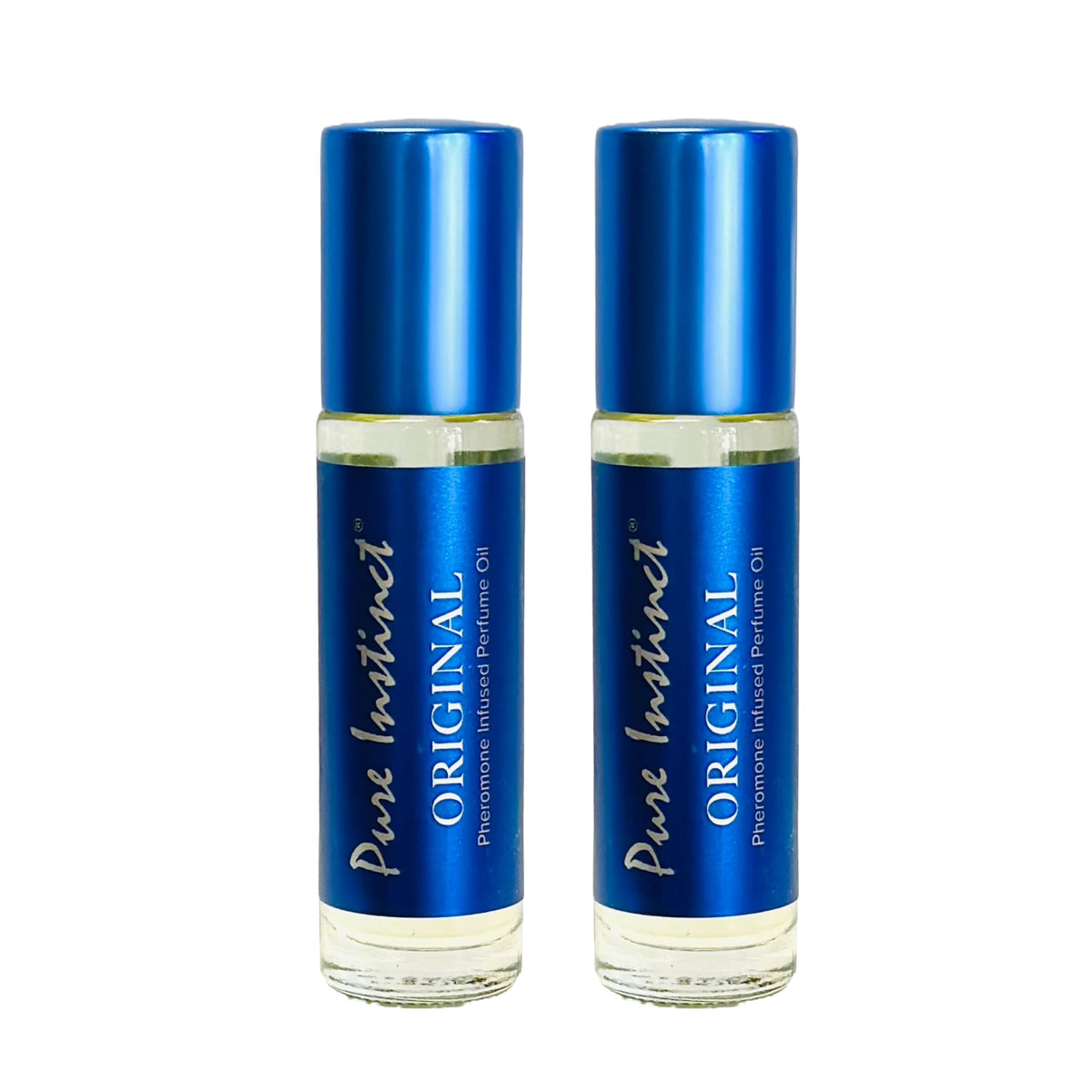 Pure Instinct Roll-On two-pack front view for convenient on-the-go scent touch-ups.