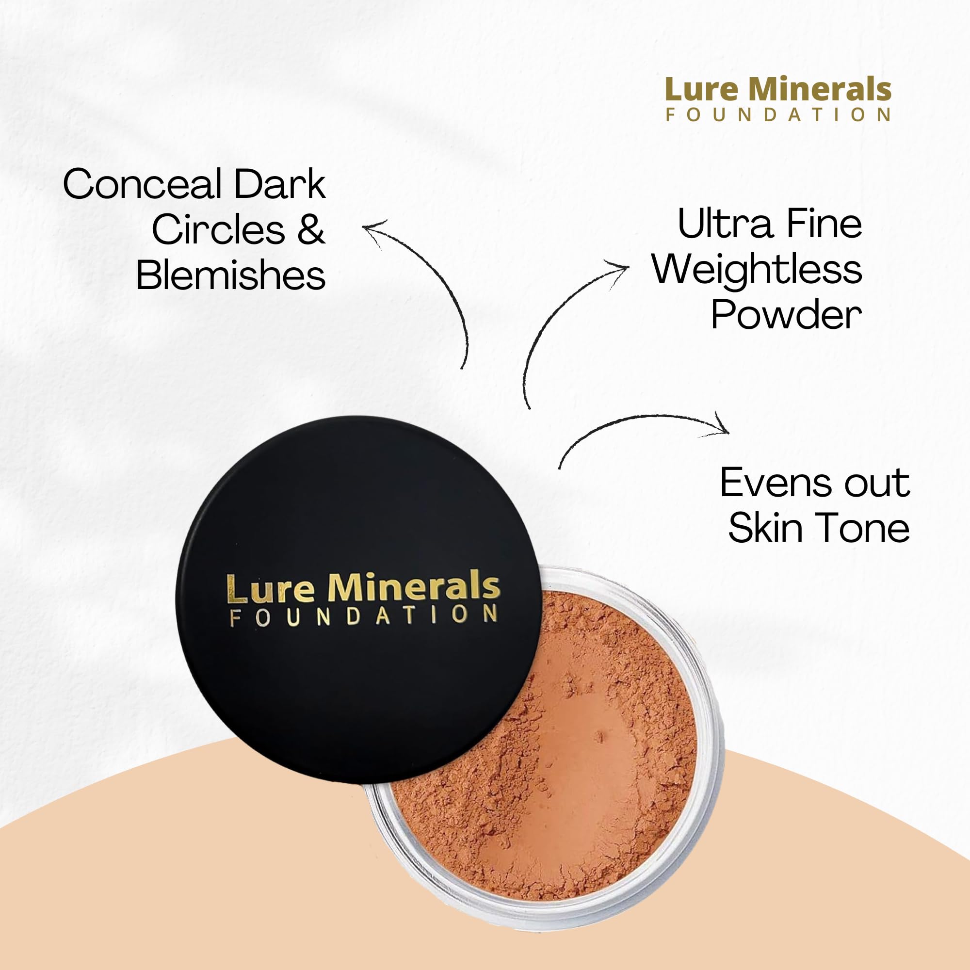 Pure Minerals Lure Bronze Warmth in natural light captures warm tone