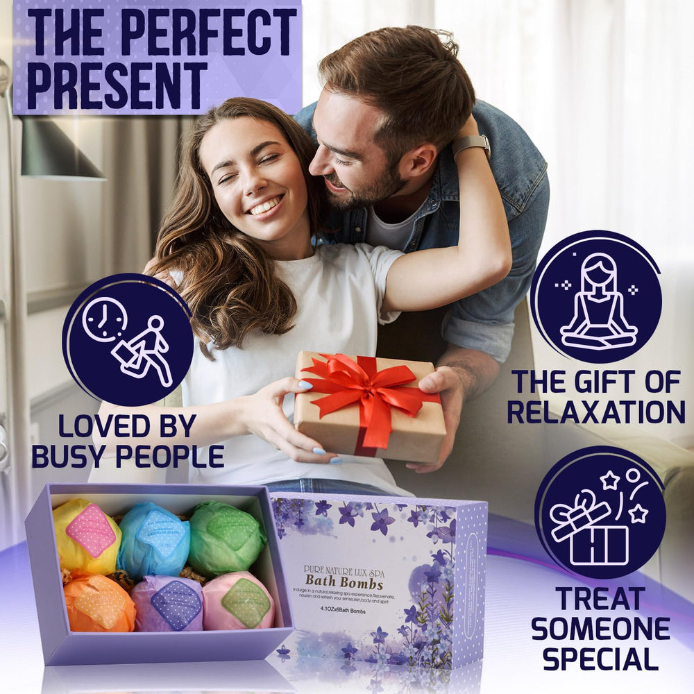 Pure Nature Lux Spa ultra bubble bath bombs for rich, indulgent soaks