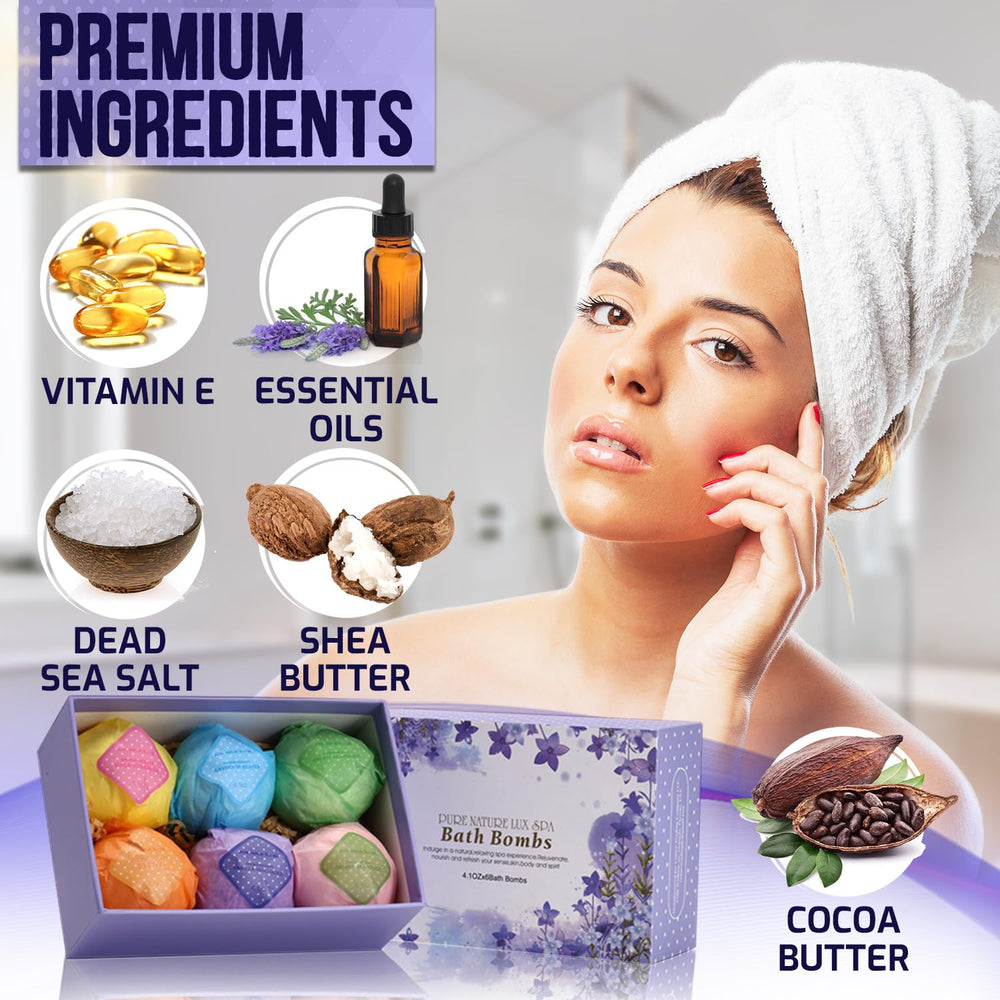 Pure Nature Lux Spa vanilla bean scent for warm, tranquil baths