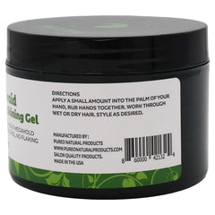 Pure O Neatbraid gel delivers hair-gloss finish with reliable hold.