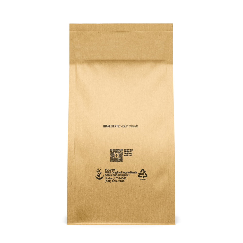 Pure Original Ingredients Bentonite clay during facial mask preparation