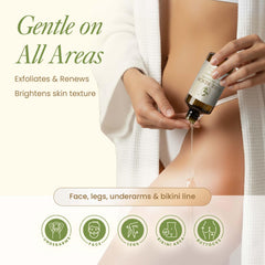Pure Reign skin care solution label closeup highlights the 5oz bottle.