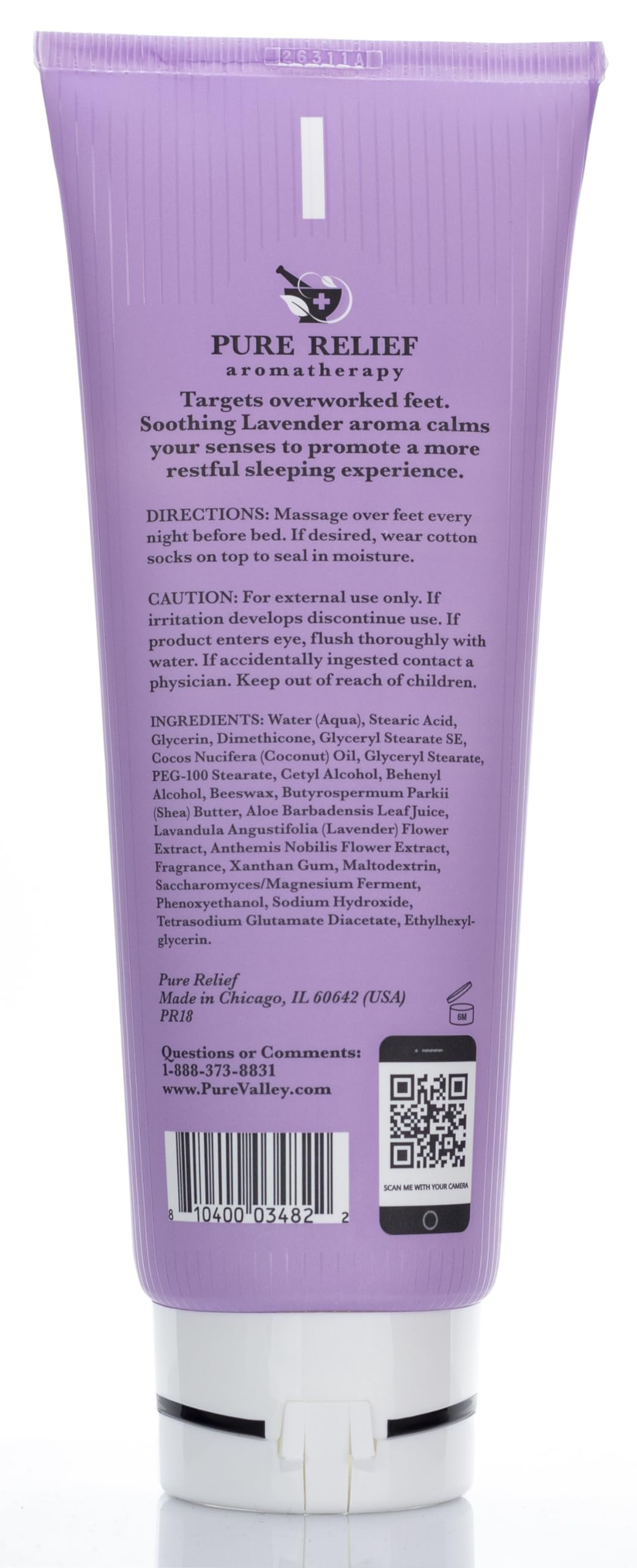USA-made Pure Relief label indicating quality and reliability