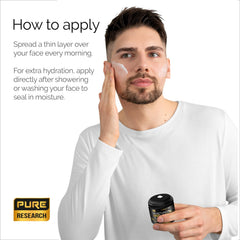 Pure Research Eight-Hour Moisture-Lock scene demonstrating long-lasting hydration.