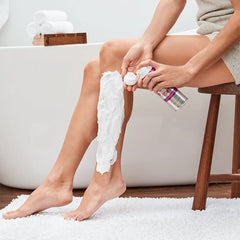 Pure Silk packaging with rust-proof bottom for shower use