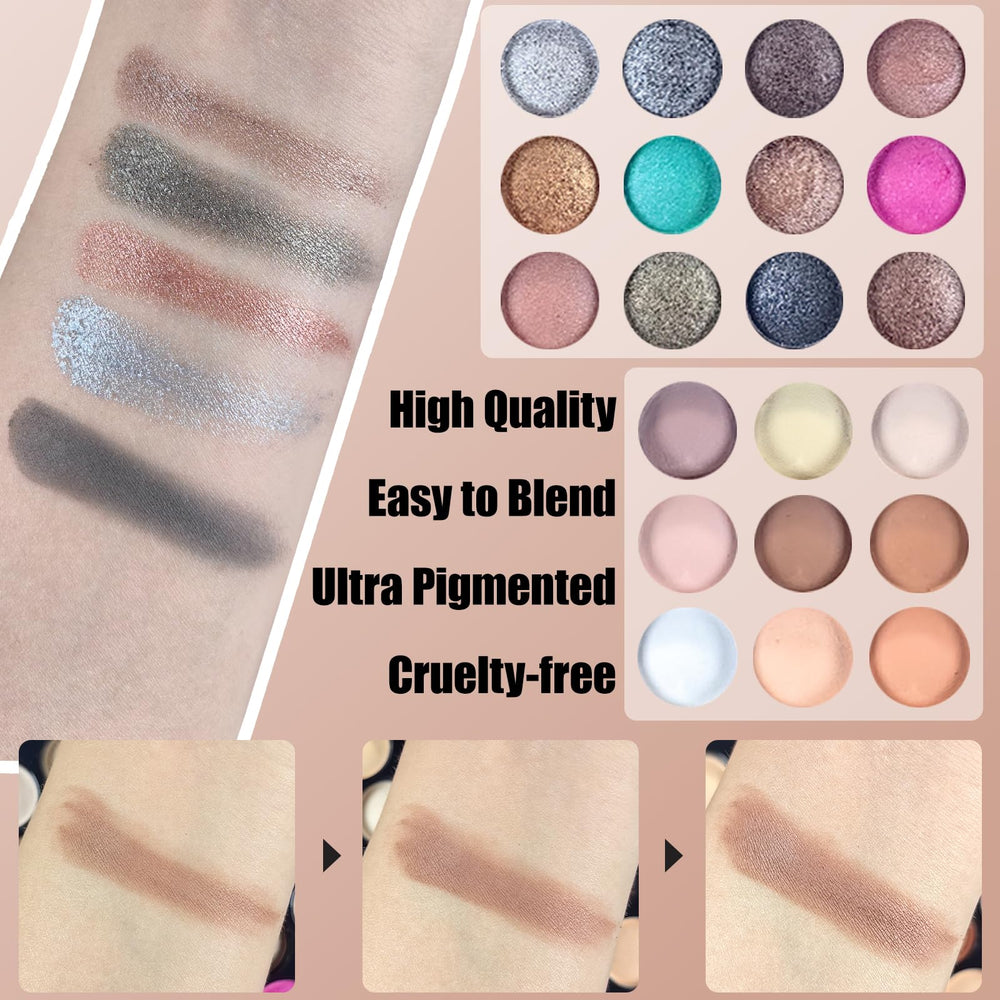 Pure Vie matte neutral shades for natural daytime looks.