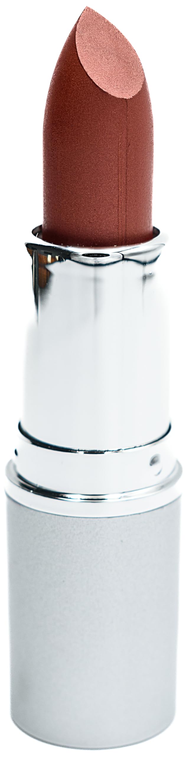 Pure Ziva Cinnabar Deep Red lipstick pearl finish highlighting luminous glow