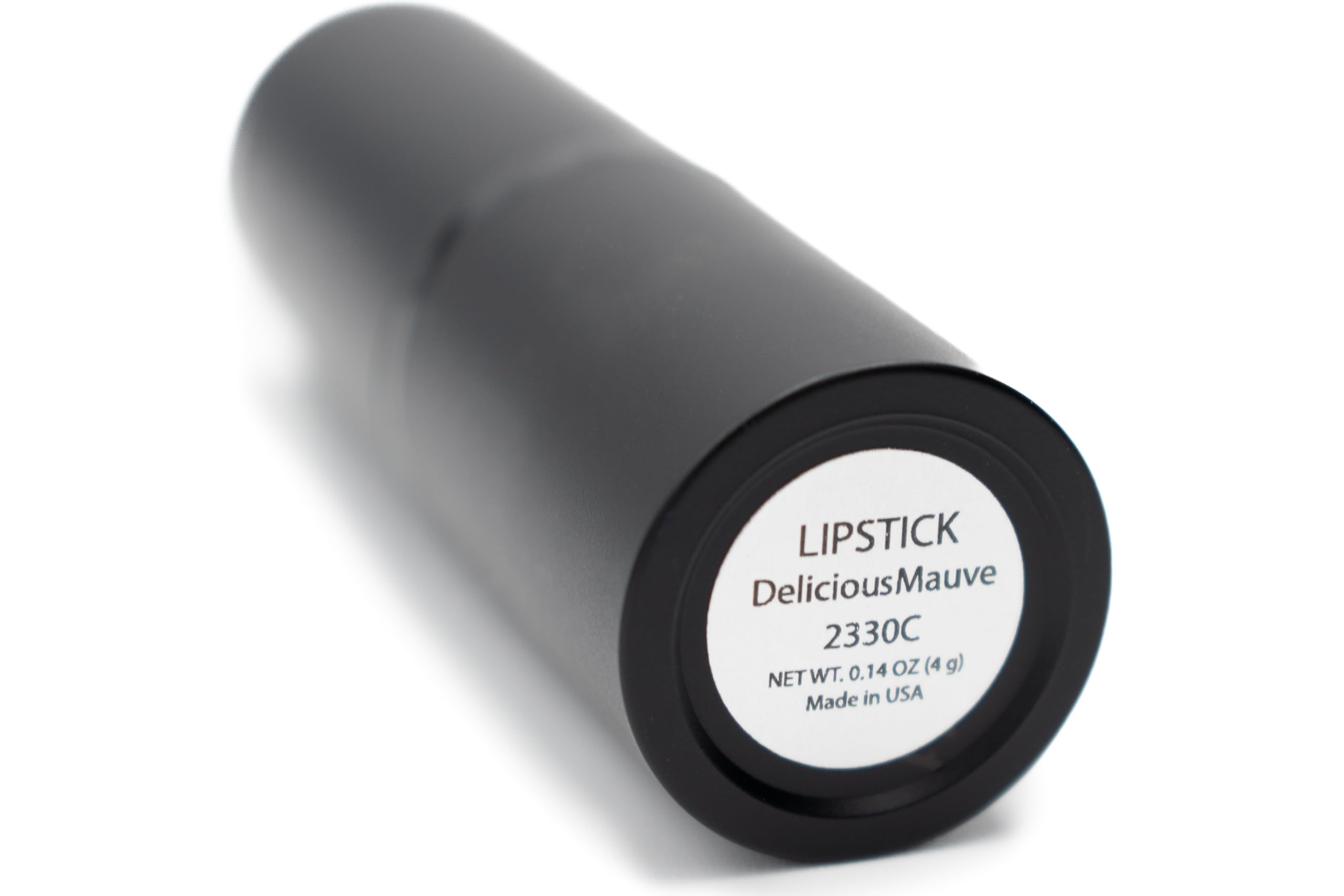 Lip swipe of Pure Ziva Delicious Mauve lipstick for quick daily application