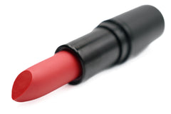 Pure Ziva Mandarin Red lipstick Creme finish swatch on skin
