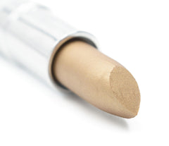 Pure Ziva Mirage lip bullet in yellow gold shimmer glides smoothly for everyday radiance.