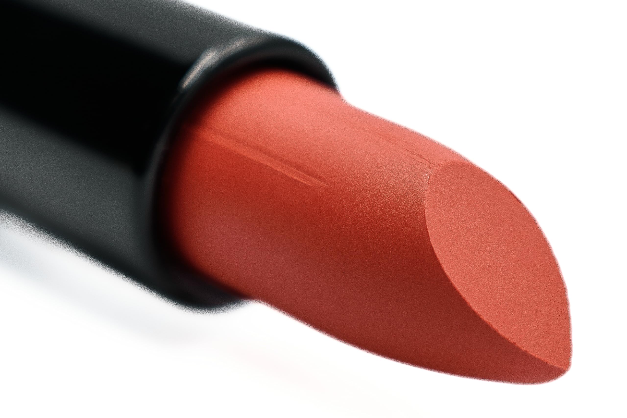 Pure Ziva Orange Fizz Sunset lipstick swatch on lips with vibrant pearl finish.