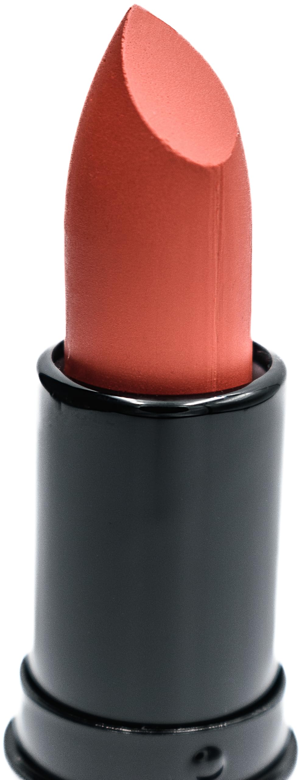 Pure Ziva Orange Fizz Sunset creme finish close-up on lips.