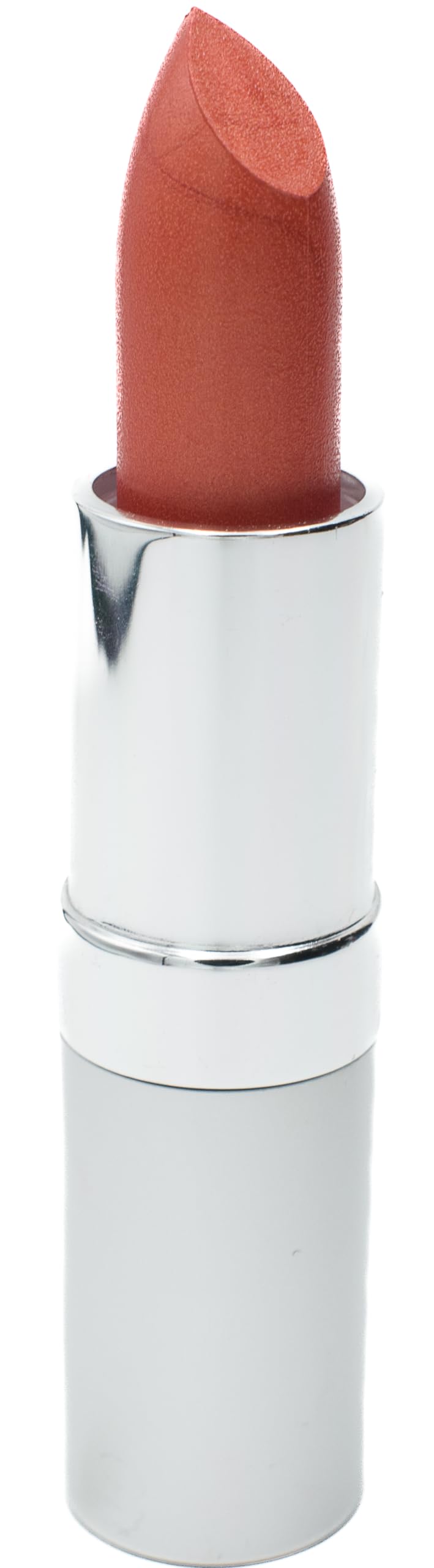 Close-up of Pure Ziva Orange Sunset lipstick in creme base.