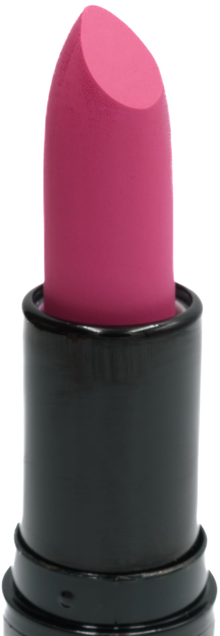 Pure Ziva Pink Pizzazz swatch on lips, creamy Creme base visible.