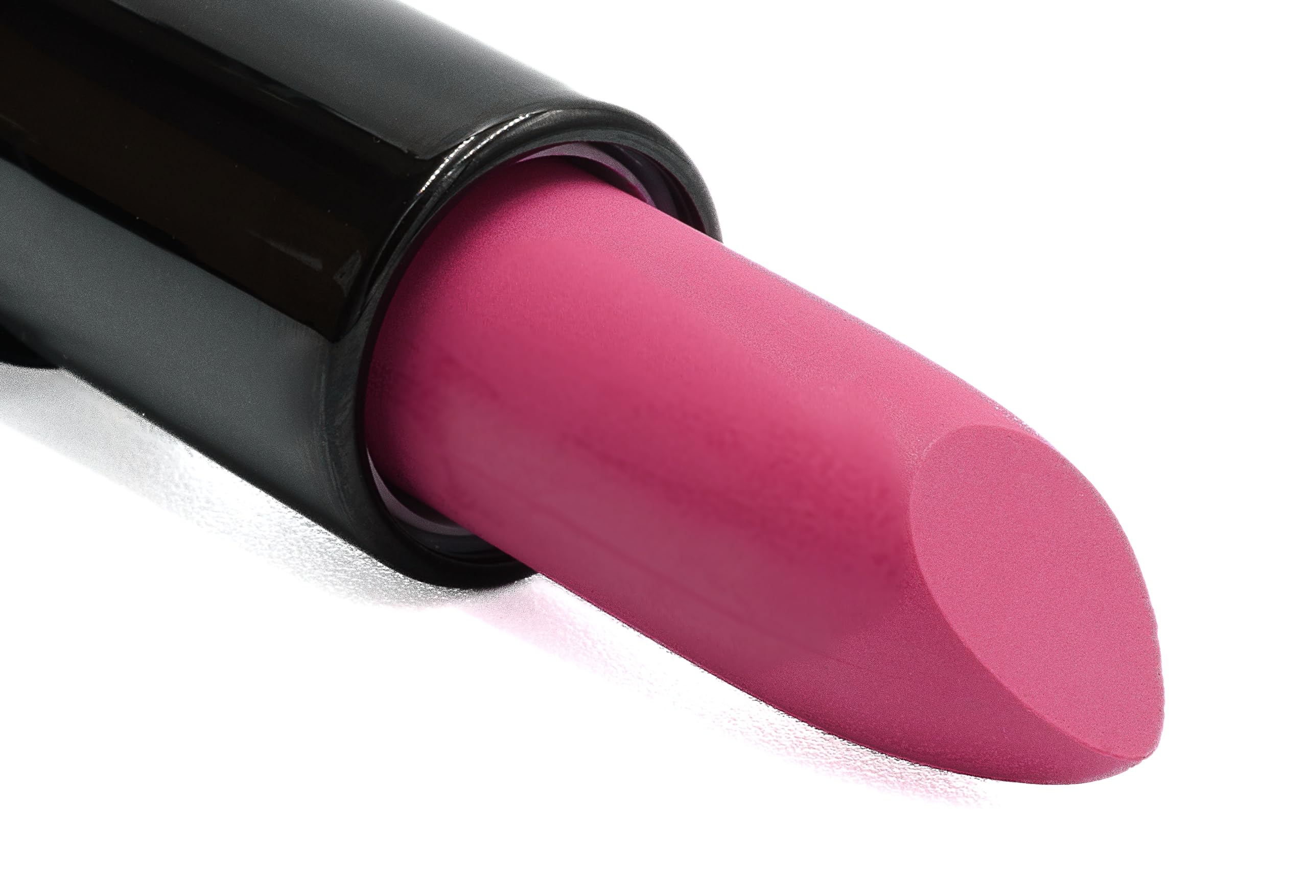Pure Ziva Pink Pizzazz lipstick packaging front, vibrant color and cruelty-free formula.