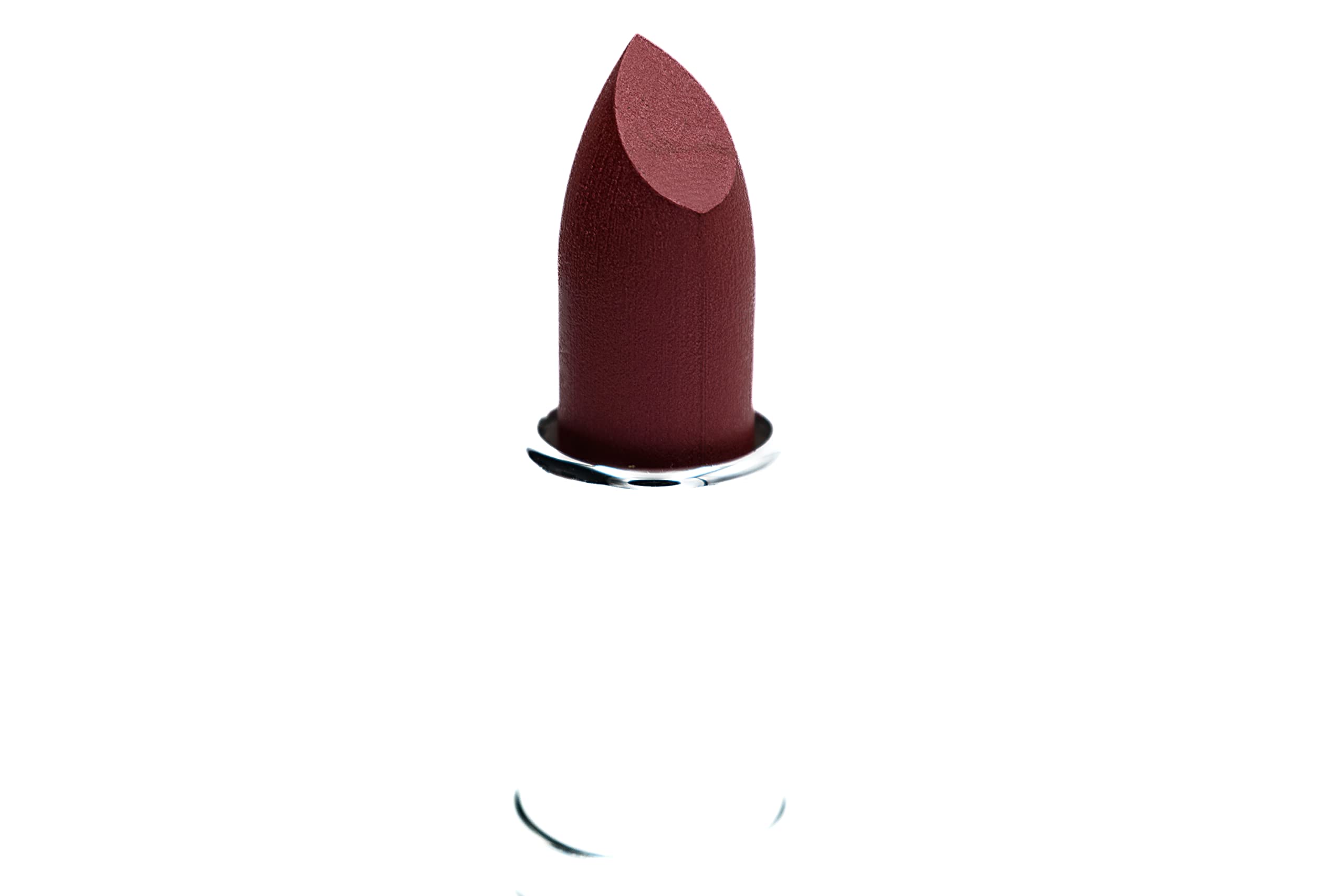 Pure Ziva Plum Wine lipstick cream-based swatch highlights smooth application and vibrant pigment