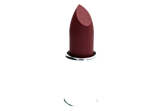 Pure Ziva Plum Wine lipstick cream-based swatch highlights smooth application and vibrant pigment