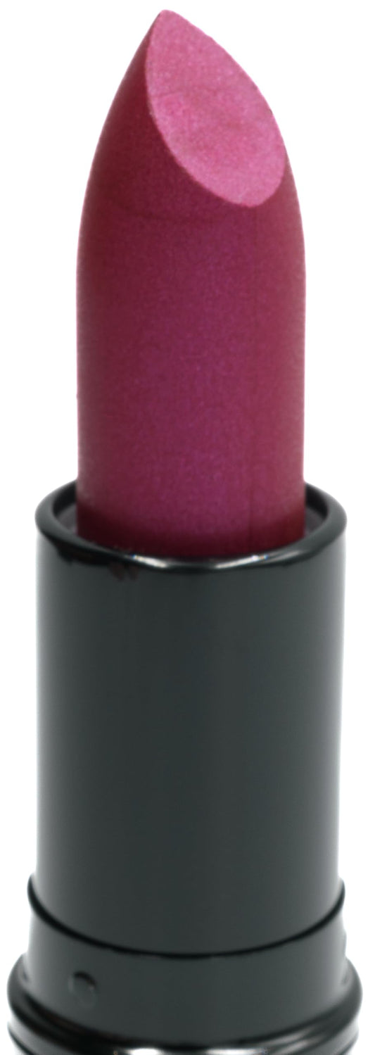 Pure Ziva purple mauve creme lipstick close-up shows rich color