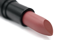 Pure Ziva Ruby Rust lipstick packaging close-up shows rich color