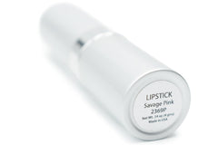 Pure Ziva Savage Pink lipstick swirl in creme base shows smooth color.