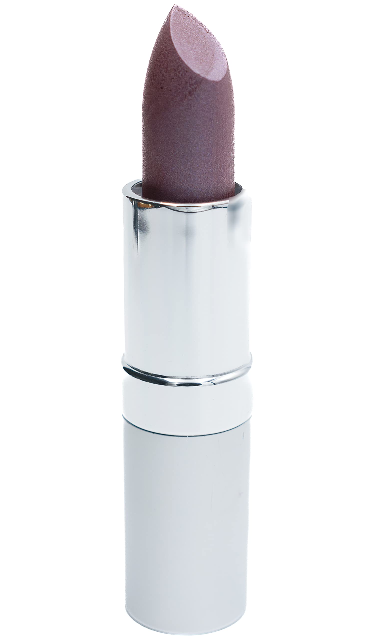 Pure Ziva Violet Shimmer lip swatch on creme base delivers rich, creamy color.