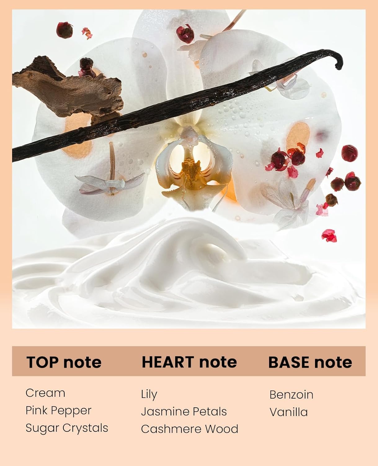 PUREAMOR Vanilla Cream perfume oil spray on-the-go fragrance