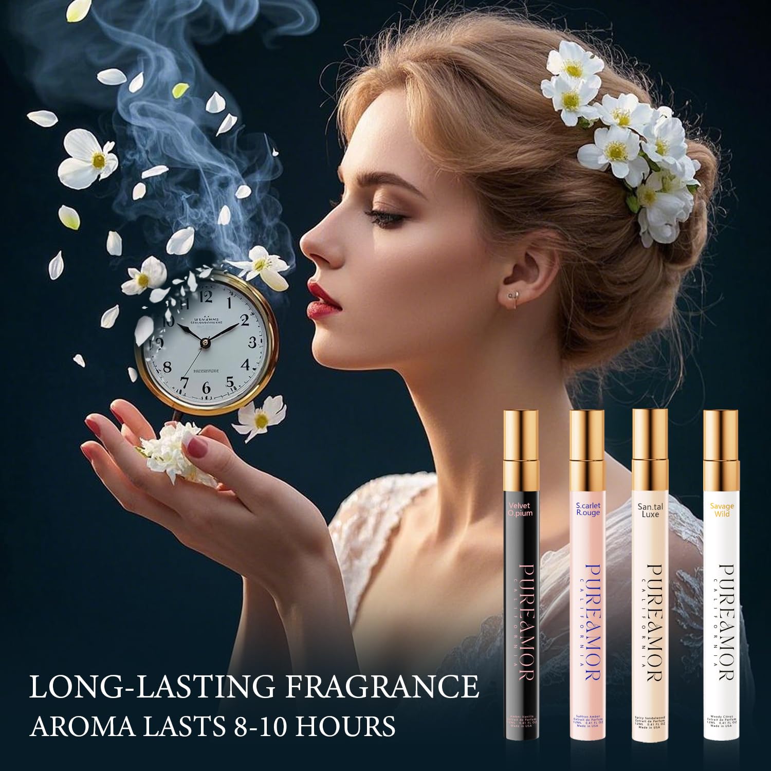 PUREAMOR Woody Citrus bottle, fresh notes for daily use