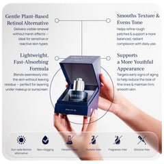Pureance serum bottle showing dropper in action