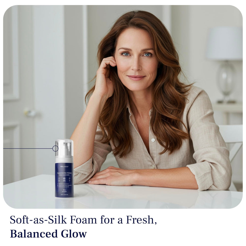 Pureance Cleansing Foam sensitive-skin friendly, fragrance-light formula