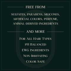 Purebble bottle in routine setting ideal for daily hair care