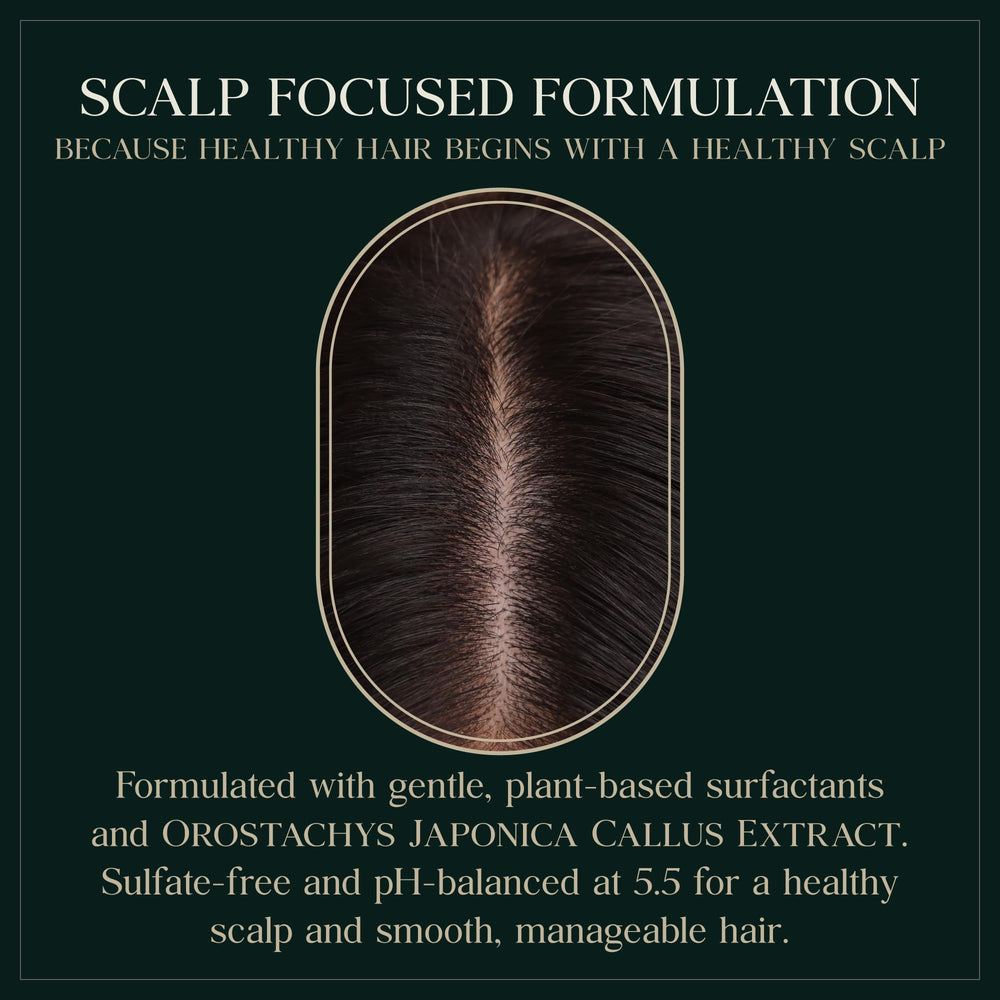 Purebble plant callus ingredient showcases antioxidant support for scalp health.