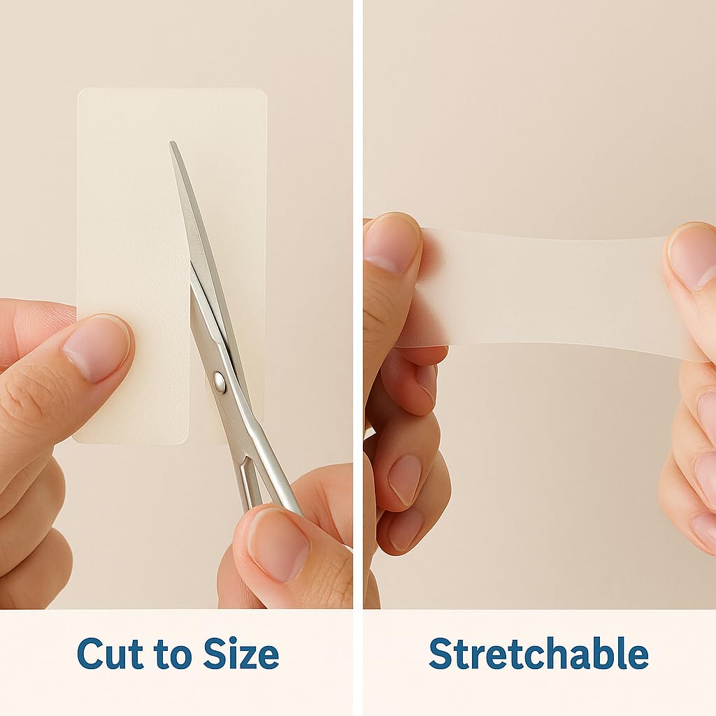 Dermatologically tested design is gentle for sensitive skin.