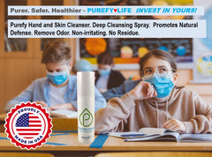 PUREFY Hand-Skin Cleanser 50ml spray for travel and quick protection