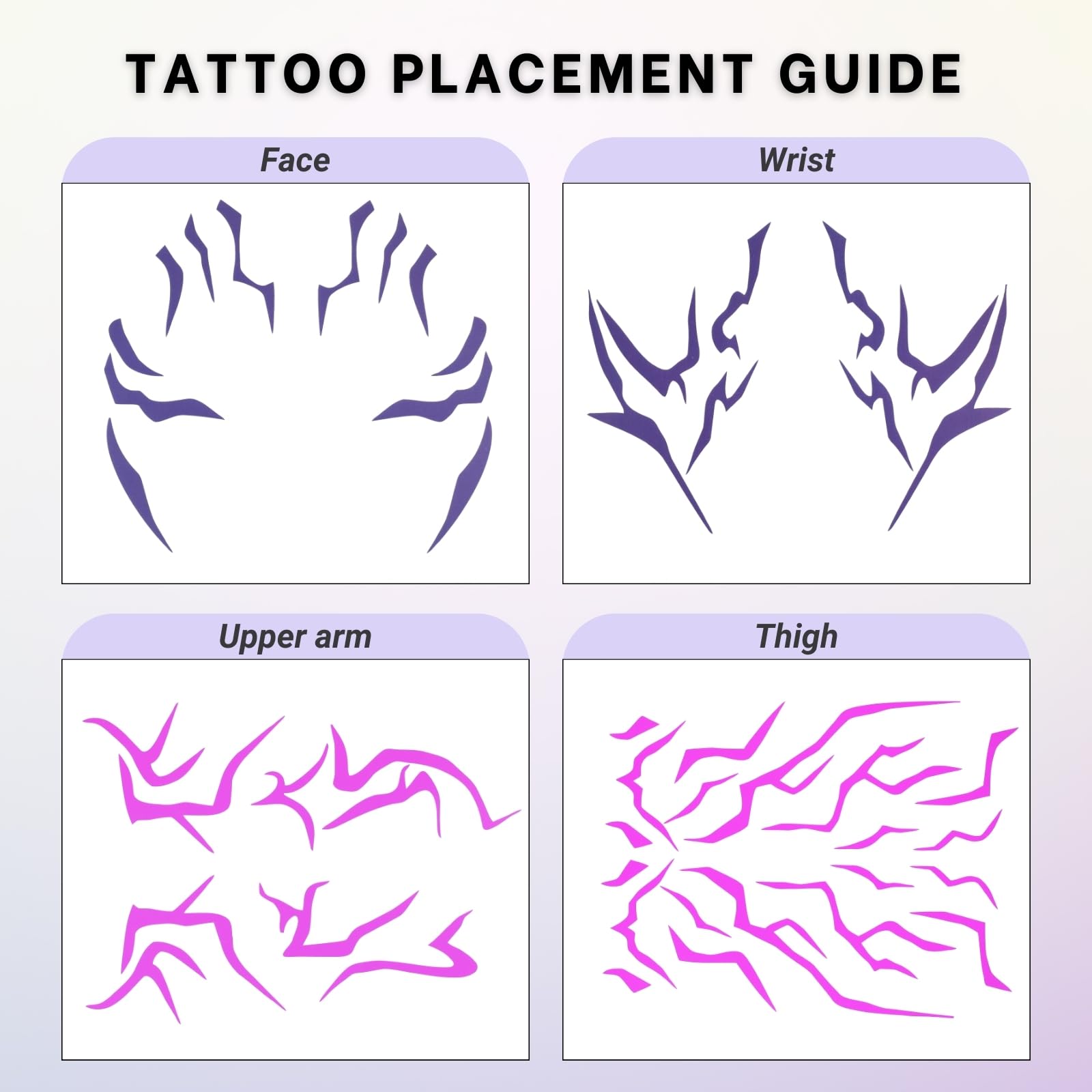 PUREHAIR waterproof temporary tattoos stay vibrant during sweat and movement.